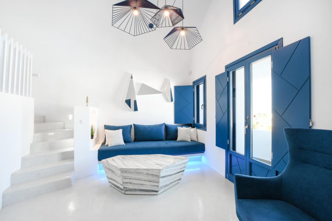 Blue White Residence Monólithos Exteriér fotografie